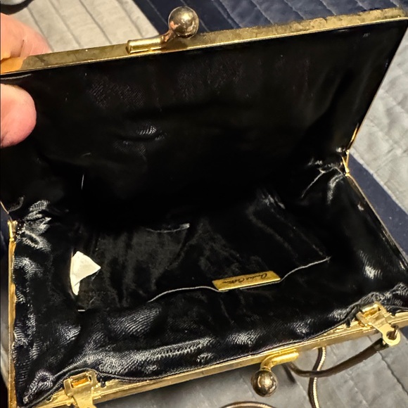 Vintage Andre Cellini Beaded Black Evening Bag - Picture 7 of 12